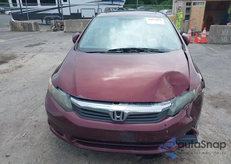 2012 Honda Civic Ex from USA, damaged, VIN 19XFB2F8XCE024024